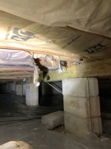 Insulation deteriorated
