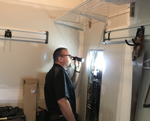 electric service panel home inspection